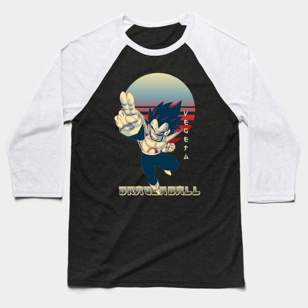 Prince Vegeta Baseball T-Shirt by Retrostyle